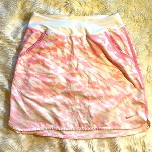 Nike Golf Pink White Athletic Skort Shorts